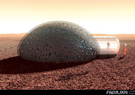 Vivre sur Mars dans un habitat imprimé en 3d : le projet français Sfero
