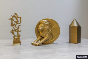 Références - Trophées C!Print vue de face- Fabulous Impression 3D