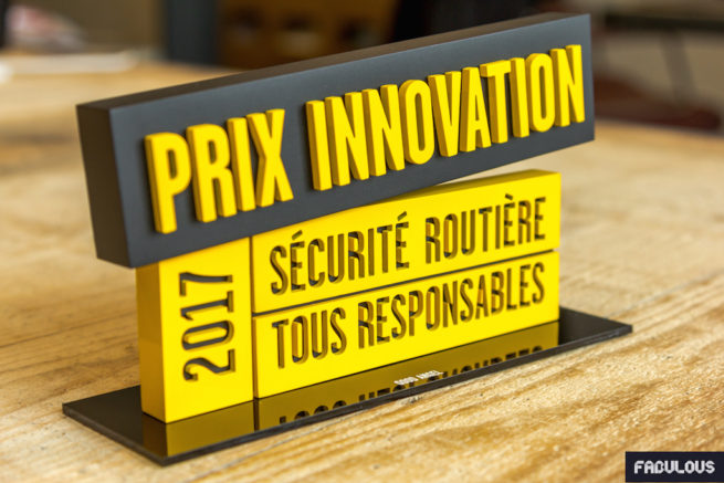 Sécurité Routière - trophées - Fabulous - Impression 3D